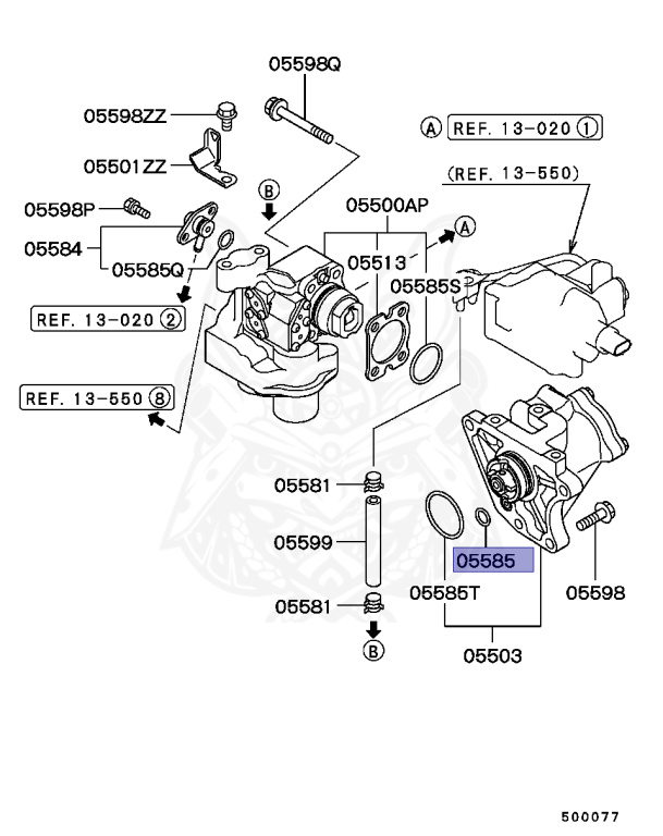 舞ページ MD743612 - Mitsubishi - O-Ring, T/F Case - Nengun Performance