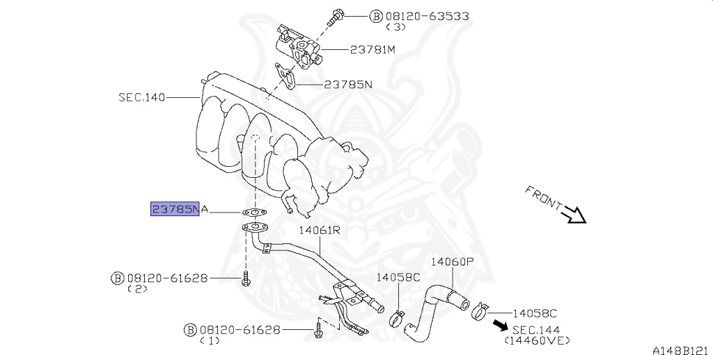 Nissan - Silvia - S15 - 1999 - SPEC R - HARDTOP(K) - AUTOMATIC-FLOOR SHIFT(AT.F4) - TWO WHEELS STEERING(2WS) - SR20DET