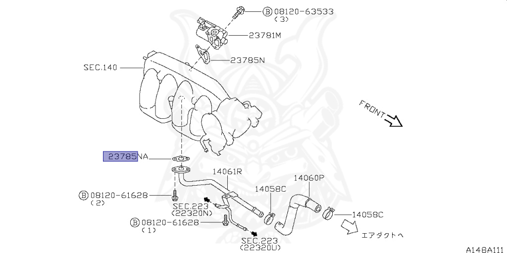 Nissan - Silvia - S14 - 1997 - JS - HARDTOP(K) - AUTOMATIC TRANSMISSION(AT) - TWO WHEELS STEERING(2WS) - SR20DE