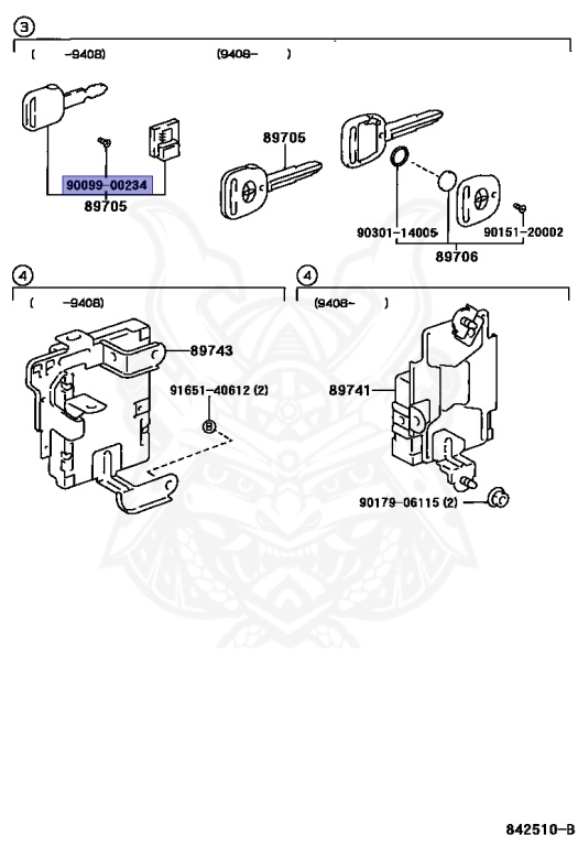 Toyota - Scepter - VCV15W - 1992 - WAGON - 3VZFE