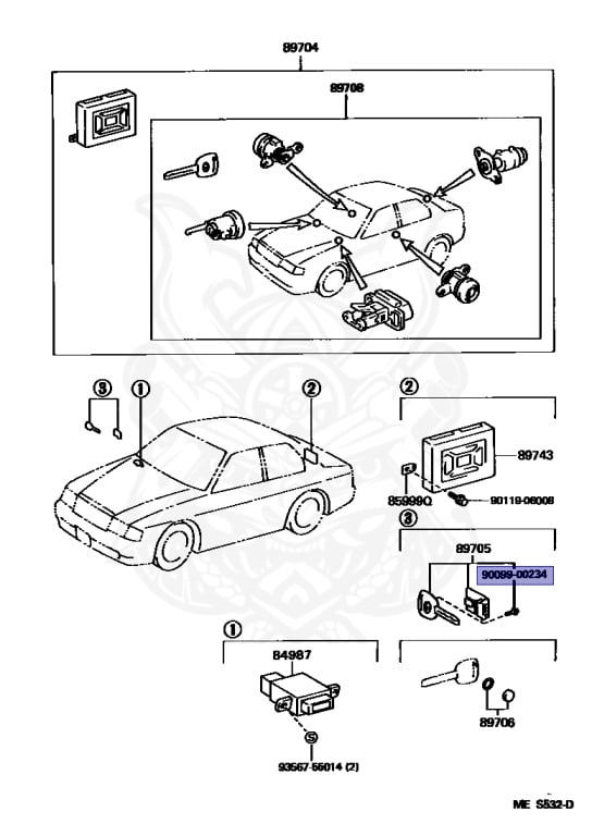 Toyota - Crown - JZS131 - 1991 - ROYAL SALOON TYPE - SEDAN - Automatic - 1JZGE