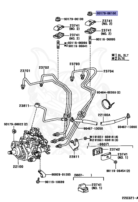 Toyota - Hilux - LN106 - 1991 - SR TYPE - REGULAR CAB - Manual - 3L