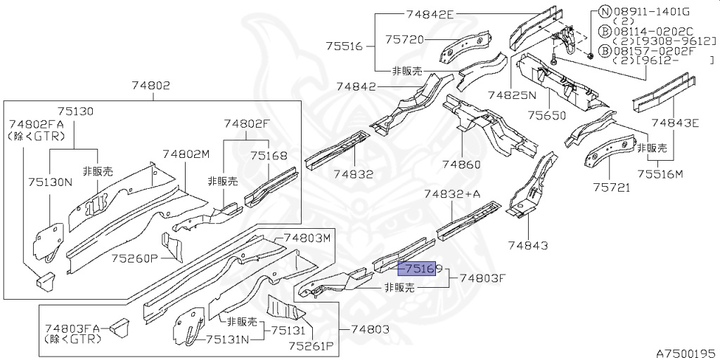 Nissan - Skyline GT-R - BCNR33 - 1996 - GTR/N1 - 2 door hard top (2K) - 4 WHEEL DRIVE(4WD) - MANUAL TRANS 5-SPEED(MT.F5) - HICAS - RB26DETT