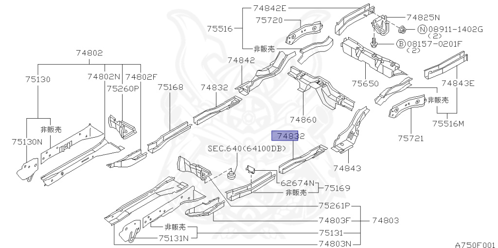 Nissan - Skyline - R34 GT - HR34 - 1999 - 20GT - 2 door hard top (2K) - MANUAL TRANS 5-SPEED(MT.F5) - High cast, 2-link (IRS.2WD) - RB20DE