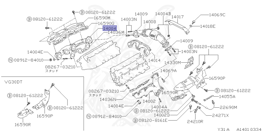 14004-F6501 - Nissan - Exhaust Manifold - Nengun Performance
