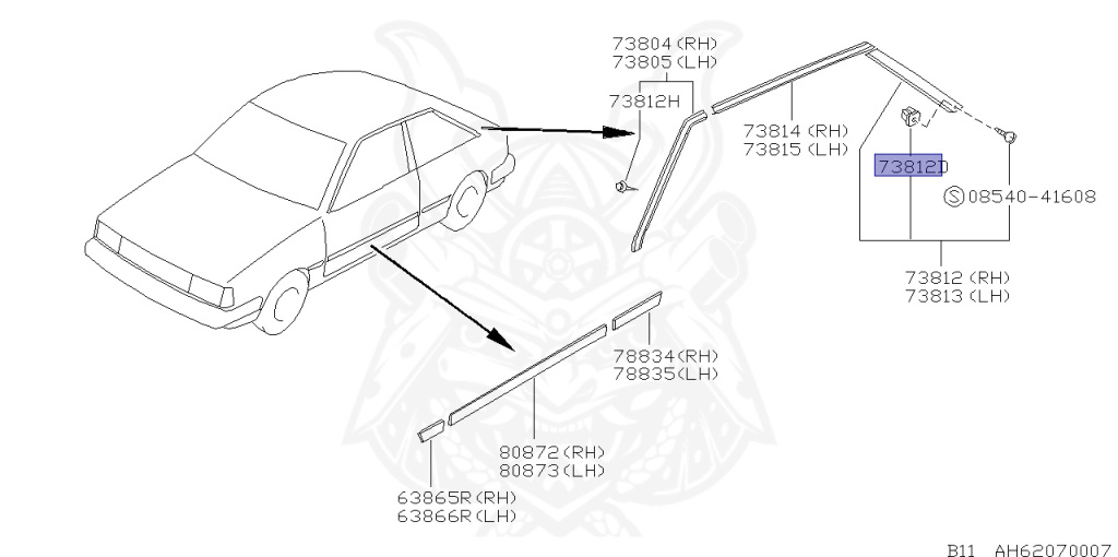 Nissan - Sunny - B11 - 1983 - GXX GXX Alpha - 3 DOOR HATCHBACK(3HB) - 5 SPEED MANUAL TRANS(F5) - E15S