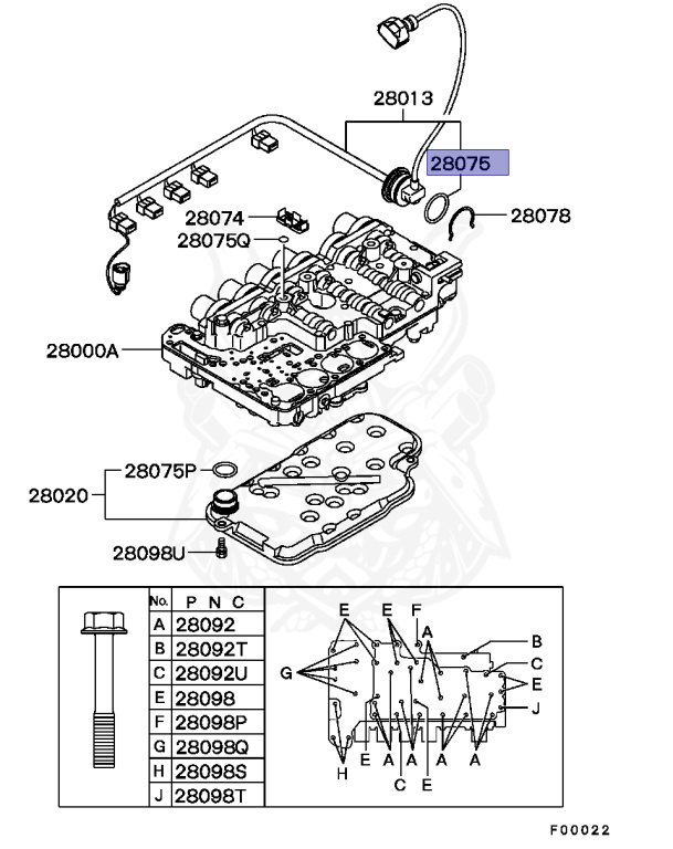 Mitsubishi - Pajero Evolution - V55W - 1998 - GYXH - 6G74