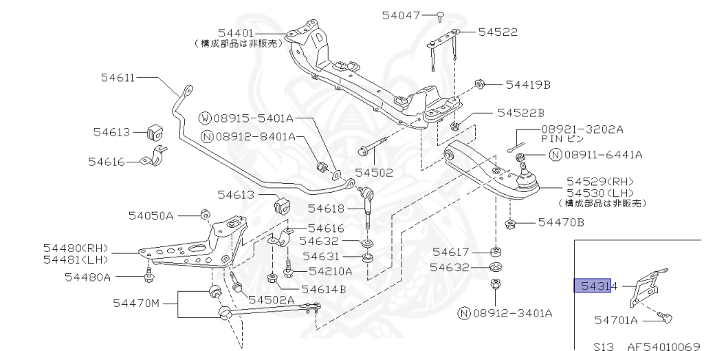 Nissan - Silvia - S13 - 1993 - K'S - HARDTOP(K) - MANUAL TRANSMISSION(MT) - FOUR WHEELS STEERING(4WS) - SR20DT