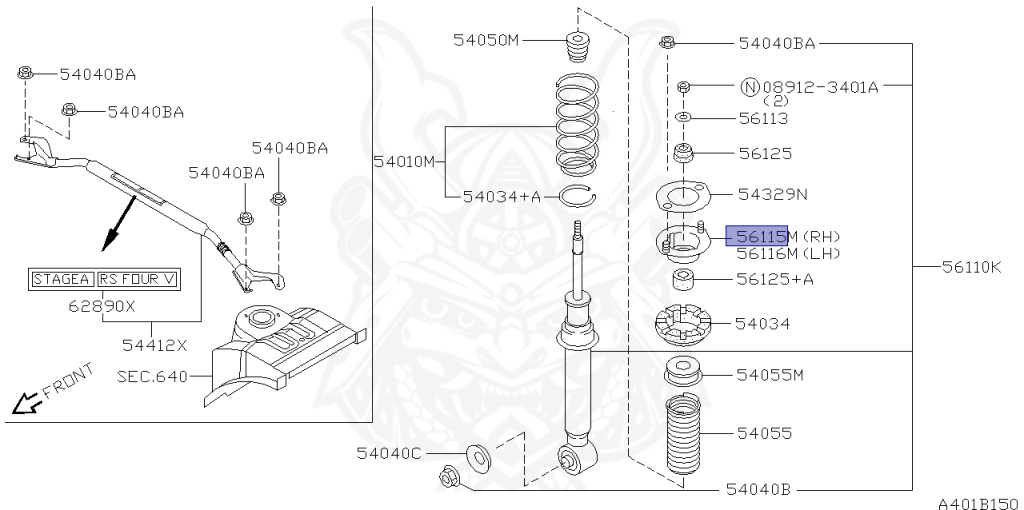 Nissan - Stagea - WC34 - 1997 - 25TX-FOUR - WAGON(W) - 4 WHEEL DRIVE(4WD) - AUTOMATIC TRANSMISSION(AT) - RB25DET