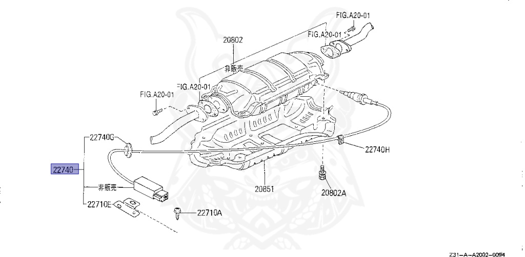Nissan - Fairlady Z - Z31 - 1986 - ZR2 - MANUAL TRANSMISSION(MT) - T-bar roof (KZ#) - RB20DT
