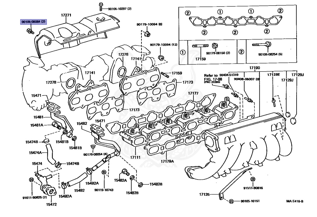 90105-08084 - Toyota - Bolt - Nengun Performance