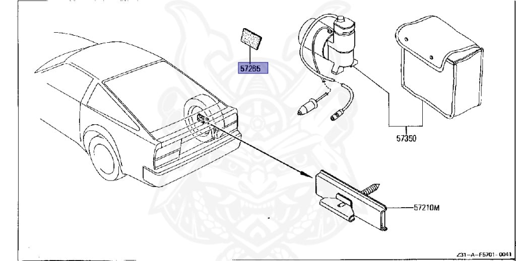 Nissan - Fairlady Z - Z31 - 1986 - ZX - AUTOMATIC TRANSMISSION(AT) - T-bar roof (KZ#) - VG30T