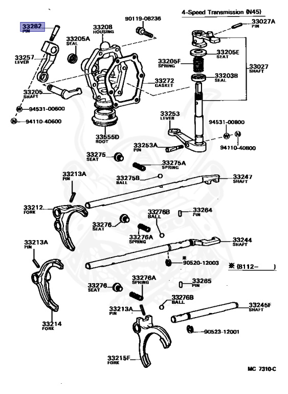 Toyota - Crown - LS110 - 1981 - STANDARD TYPE - 4-DOOR - Manual - L