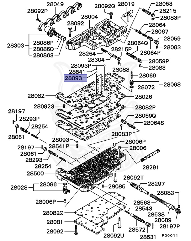Mitsubishi - Pajero Evolution - V55W - 1998 - GYXH - 6G74