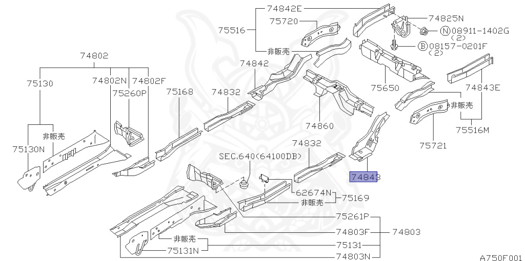 Nissan - Skyline GT-R - BNR34 - 2001 - GTR TYPE - 2-door hardtop (2K) - MANUAL MISSION 6-SPEED(MT.F6) - HI-4WD (High-Casting System) - RB26DETT