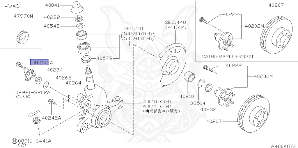 Nissan - Skyline - R32 GTS - R32 - 1989 - GTS - 2-door sports coupe (2K) - 2 WHEEL DRIVE(2WD) - AUTOMATIC TRANSMISSION(AT) - RB20D