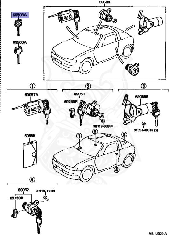 Toyota - Sera - EXY10 - 1990 - Manual - 5EFHE