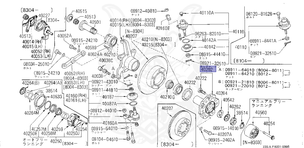 Nissan - Datsun - 720 - 1980 - DELUXE TYPE - Teisho Track (TL) - 2 WHEEL DRIVE(2WD) - 5 SPEED MANUAL TRANS(F5) - SD22