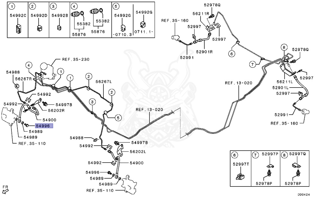 エンミルンルート MU001458 - Mitsubishi - Eyebolt, Brake Fluid Line - Nengun