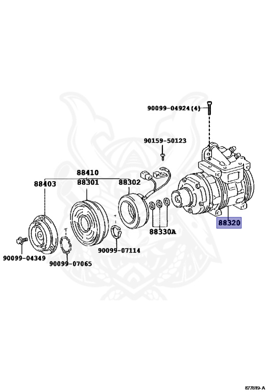 88320-60340 - Toyota - Compressor Assy, Cooler - Nengun Performance