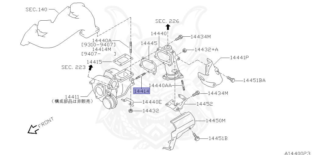 Nissan - Silvia - S14 - 1996 - KS - HARDTOP(K) - MANUAL TRANSMISSION(MT) - TWO WHEELS STEERING(2WS) - SR20DET
