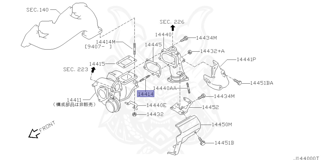 Nissan - Silvia - S14 - 1996 - KS - HARDTOP(K) - MANUAL TRANSMISSION(MT) - FOUR WHEELS STEERING(4WS) - SR20DET