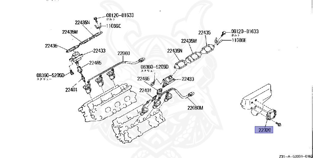 22020-58S11 - Nissan - Power Transistor, Ignition Unit