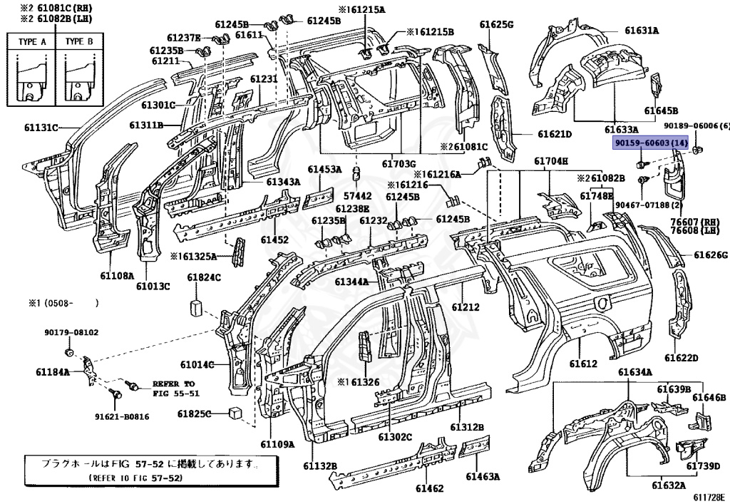 5本セットnoe 90159-60603 - Toyota - Screw - Nengun Performance