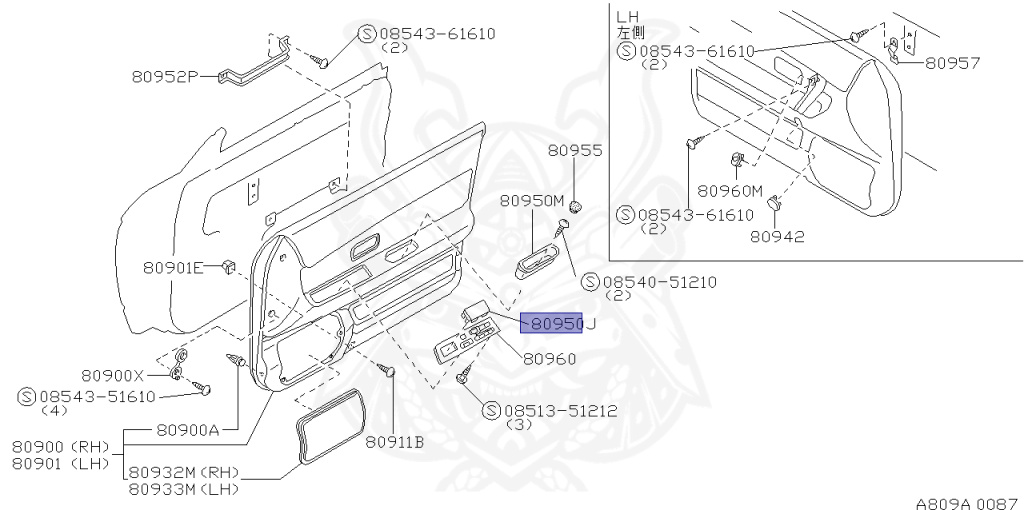 Nissan - Skyline - R32 GTS-t/4 - HCR32 - 1991 - GTS-4 - 4-door sports sedan (4K) - Hi-cast 4-link (HI.4WD) - MANUAL TRANS 5-SPEED(MT.F5) - RB20DET