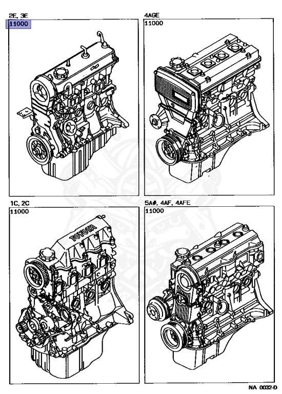 19000-11220 - Toyota - Partial Engine Assy - Nengun Performance