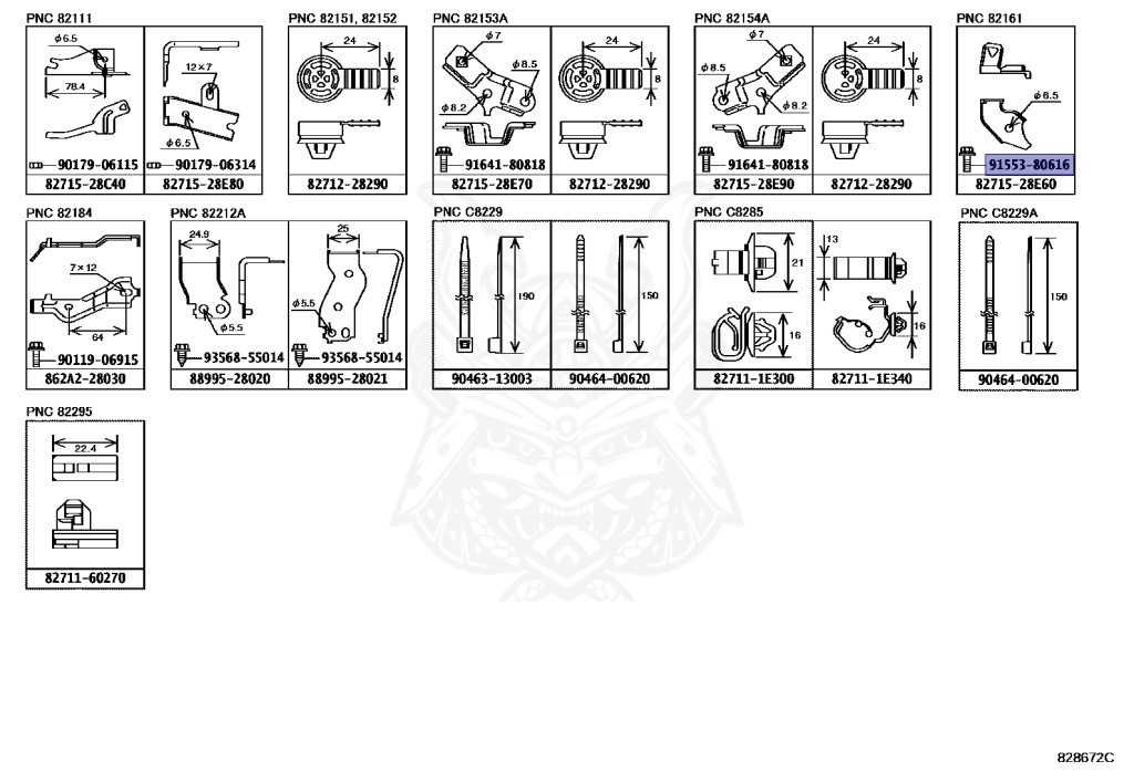 91553-80616 - Toyota - ** Std Part - Nengun Performance