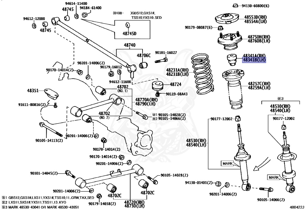 Toyota - Crown Comfort - YXS10 - 2004 - DLX TYPE - Manual - 3YPE