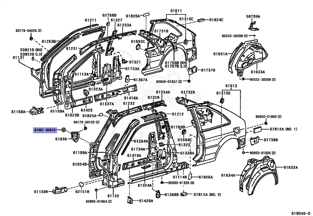 Toyota - Corolla - NL50 - 1997 - WINDY TYPE - Manual - 1NT