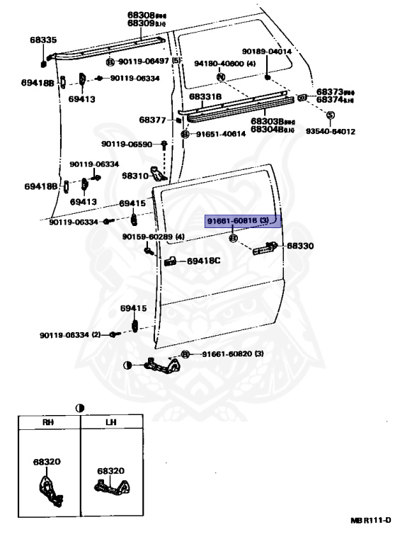 Toyota - TownAce - YR30G - 1991 - E - WAGON - Manual - 3YEU