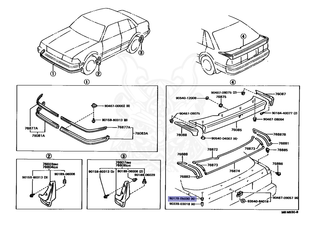 Toyota - Corona - ET176V - 1987 - GX TYPE - VAN - Automatic - 3E