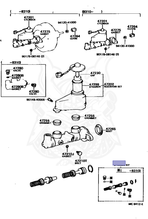 Toyota - Corona - ST150 - 1983 - EXA TYPE - 5-DOOR - Automatic - 1SELU
