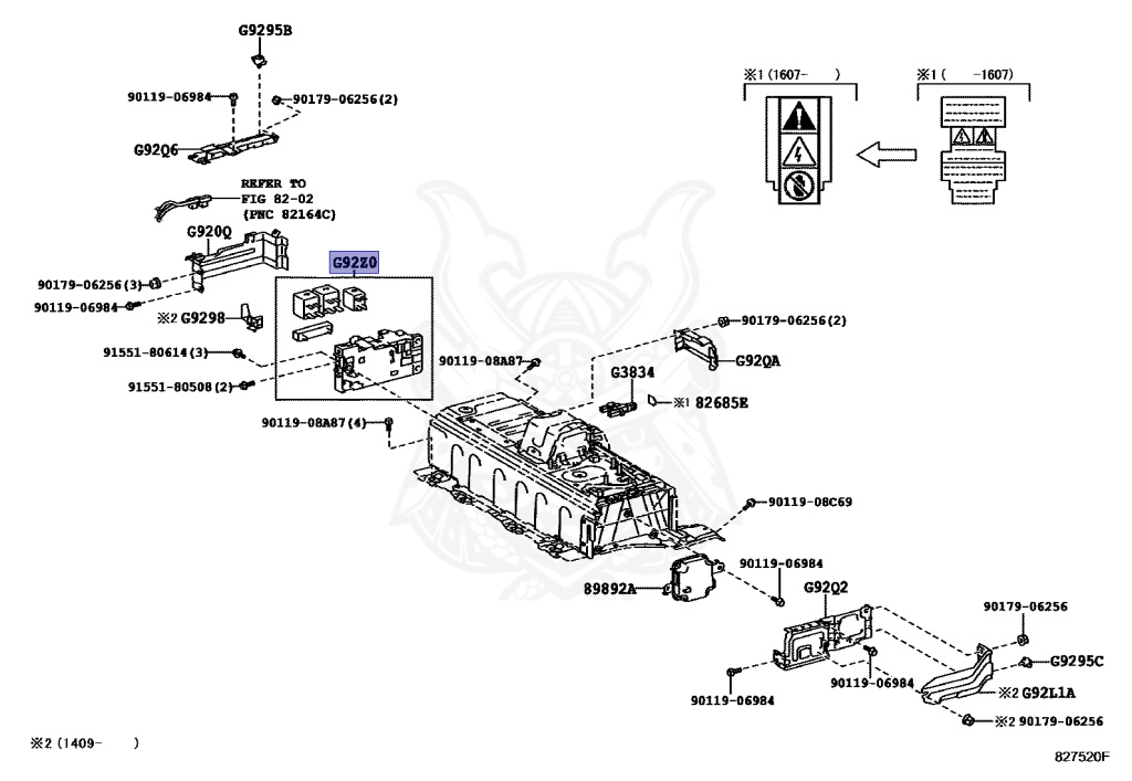 G92Z0-33030 - Toyota - Block Assy, Hv Battery Junction - Nengun