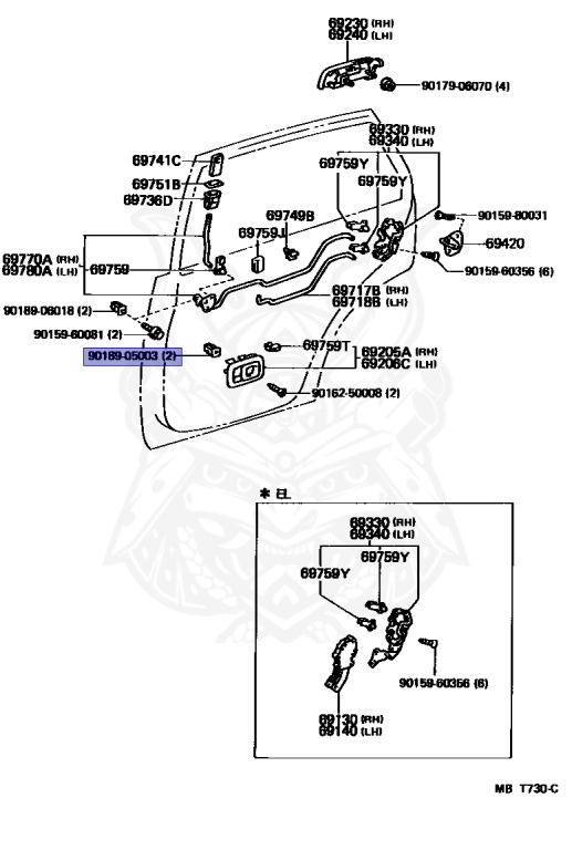 90189-05003 - Toyota - Clip - Nengun Performance