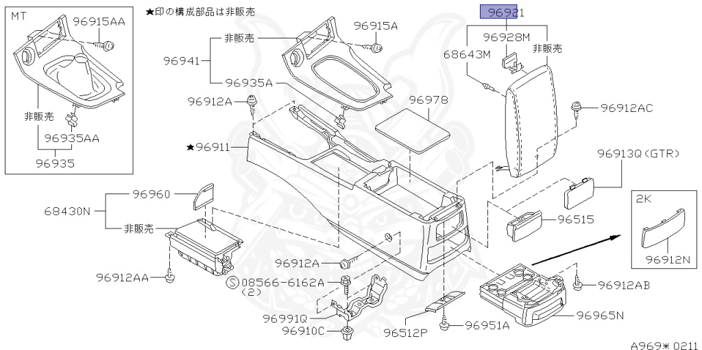 Nissan - Skyline - R34 GT - HR34 - 2000 - 20GT - 4 DOOR SEDAN(4S) - AUTOMATIC-FLOOR SHIFT(AT.F4) - High cast, 2-link (IRS.2WD) - RB20DE
