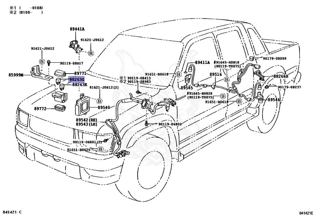 88263-14110 - Toyota - Relay, Skid Control - Nengun Performance