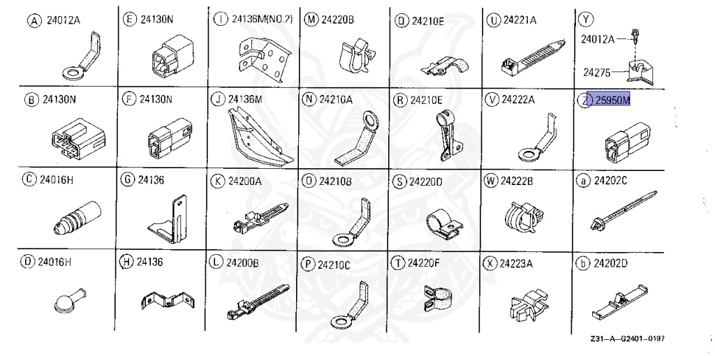 24280-N8200 - Nissan - Register Assembly, Tachometer - Nengun