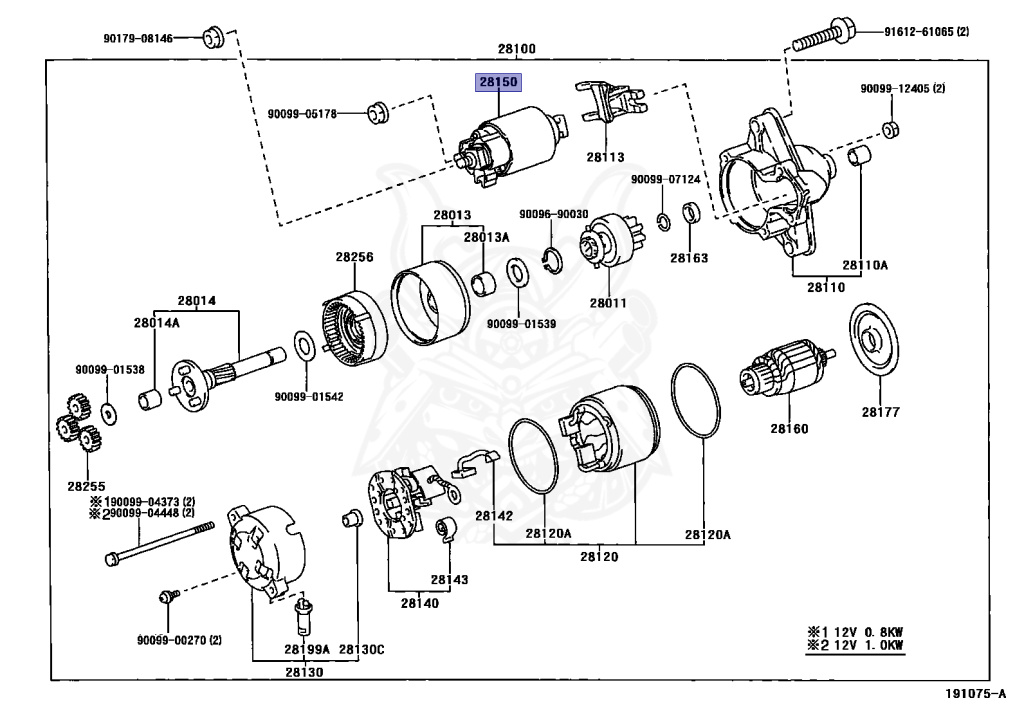 28150-70030 - Toyota - Switch Assy, Magnet Starter - Nengun
