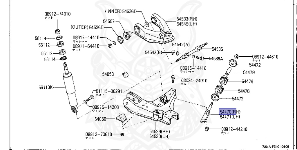 Nissan - Datsun - 720 - 1985 - DELUXE TYPE - DOUBLE CAB(WC) - 4 WHEEL DRIVE(4WD) - 5 SPEED MANUAL TRANS(F5) - SD23