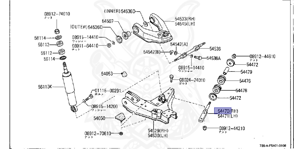 Nissan - Datsun - 720 - 1985 - DELUXE TYPE - Guard Truck (TL) - 4 WHEEL DRIVE(4WD) - 5 SPEED MANUAL TRANS(F5) - SD23