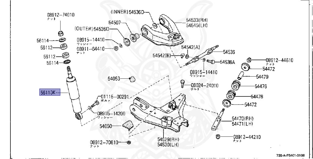 Nissan - Datsun - 720 - 1985 - DELUXE TYPE - Temporary Track (TL) - 4 WHEEL DRIVE(4WD) - 5 SPEED MANUAL TRANS(F5) - Z18S