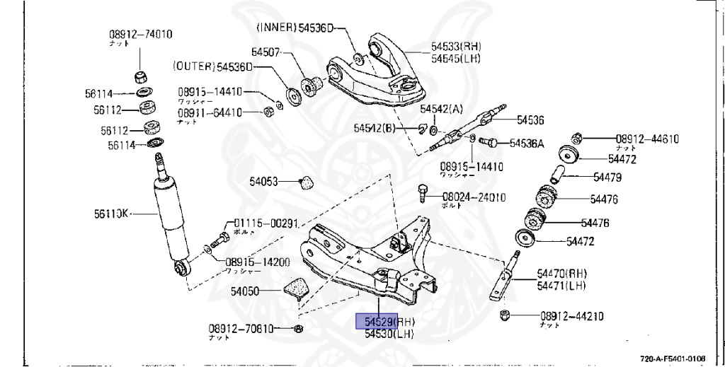 Nissan - Datsun - 720 - 1984 - DELUXE TYPE - Guard Truck (TL) - 4 WHEEL DRIVE(4WD) - 5 SPEED MANUAL TRANS(F5) - Z18S