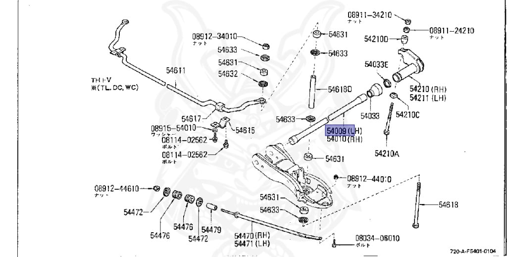 Nissan - Datsun - 720 - 1985 - DELUXE TYPE - Teisho Track (TL) - 4 WHEEL DRIVE(4WD) - 5 SPEED MANUAL TRANS(F5) - SD23