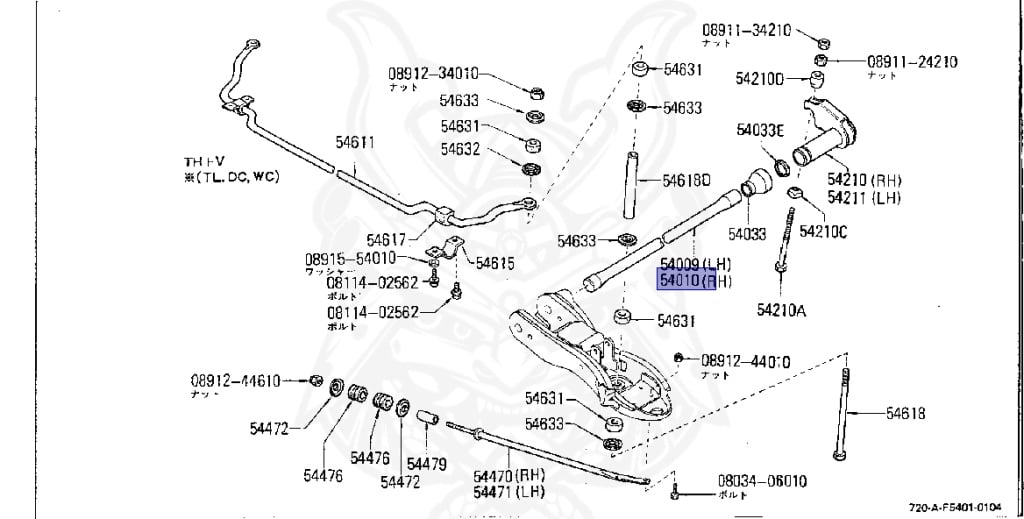 Nissan - Datsun - 720 - 1985 - DELUXE TYPE - Teisho Track (TL) - 4 WHEEL DRIVE(4WD) - 5 SPEED MANUAL TRANS(F5) - SD23