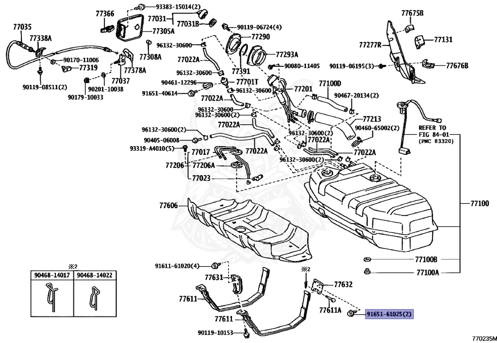 の 91651-61025 - Toyota - Bolt - Nengun Performance