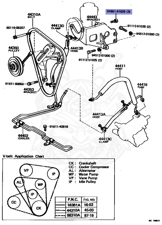 Toyota - Land Cruiser - BJ42V - 1984 - V(MODEL MARK) - Manual - 3B